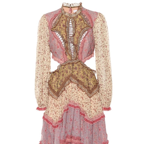 zimmermann open back dress